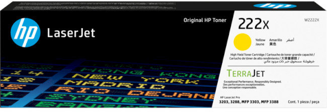 

Hp 222X Yellow (W2222X)