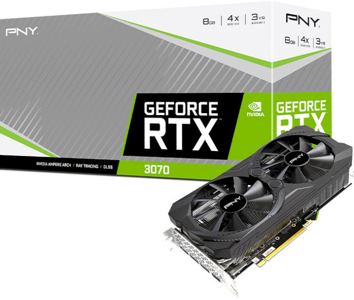 

Pny GeForce Rtx 3070 Uprising Dual Fan Lhr 8GB (VCG30708LDFMPB)