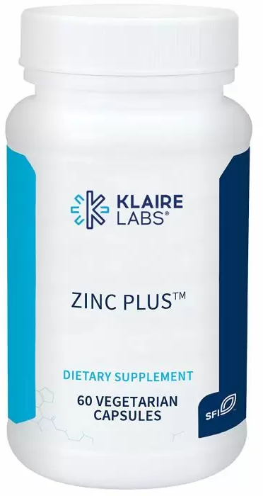 

Klaire Labs Zinc Plus Цинк плюс 60 капсул