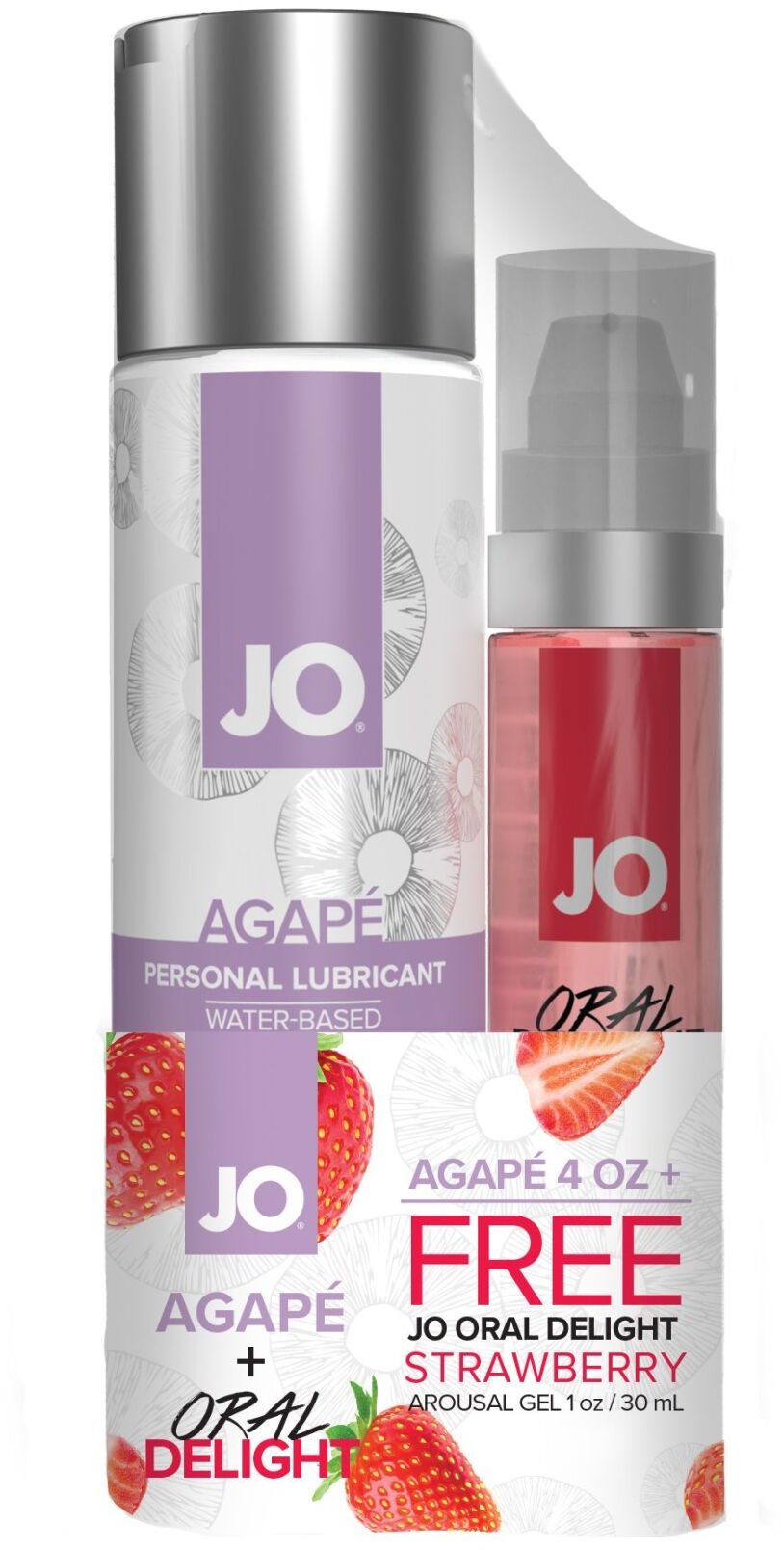 

Комплект System Jo Gwp — Agape 120 ml & Oral Delight — Strawberry 30 мл