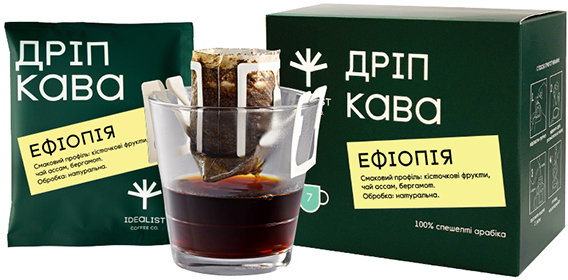 

Дрип-кофе Idealist Coffee Co Эфиопия 7 шт