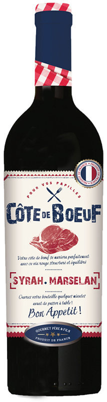 

Вино Cote de Boeuf " Syrah Marselan" красное 0.75 л (WHS3500610115370)