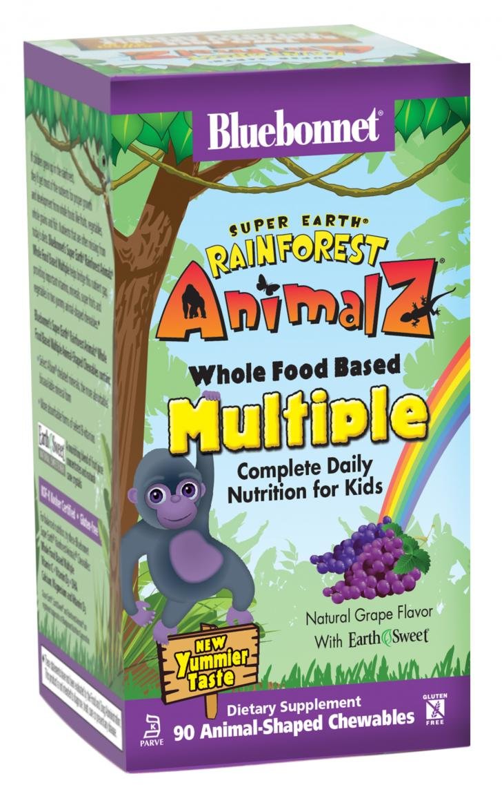 

Bluebonnet Nutrition Rainforest Animalz Multiple 90 Chewables