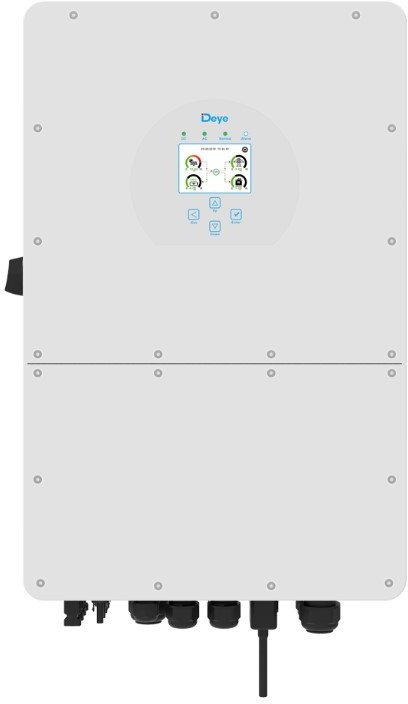 

Гібридний сонячний інвертор (hybrid) Deye SUN-15K-SG01HP3-EU-AM2, 15kW, 3 фази,високовольтний