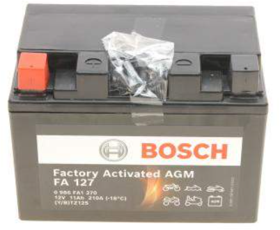 Акція на Мотоциклетный аккумулятор 12В Bosch 6СТ-11 Аз (0 986 FA1 270) від Stylus