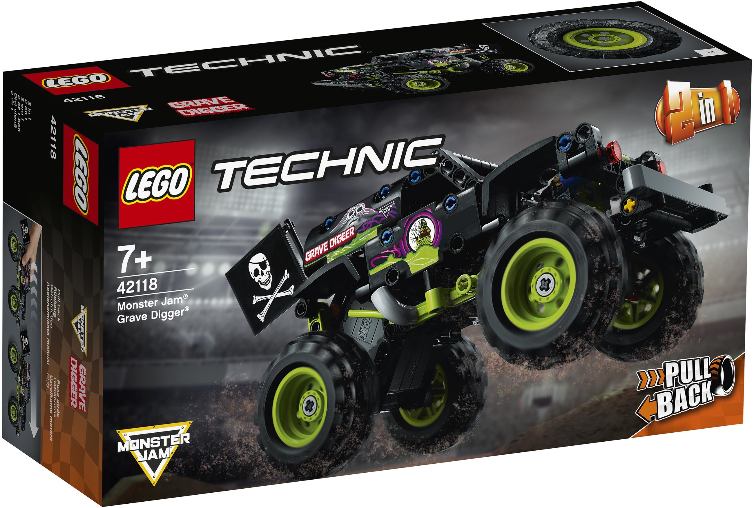 

Конструктор Lego Technic Monster Jam Grave Digger (42118)