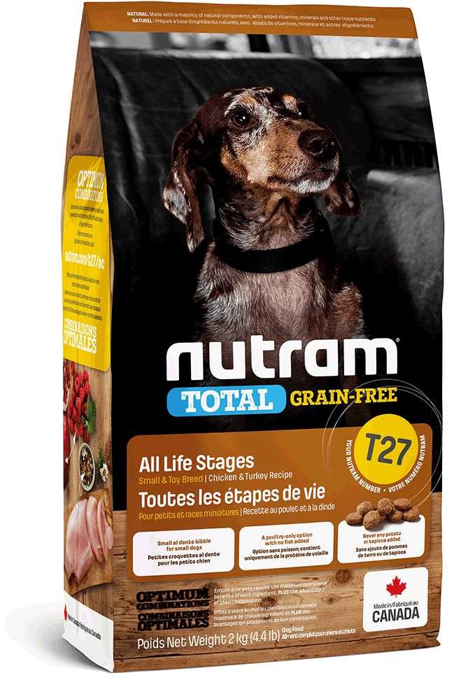 

Сухой корм Nutram Total Gf T27 для малых пород с курицей и индейкой 2 кг (T27_(2kg))