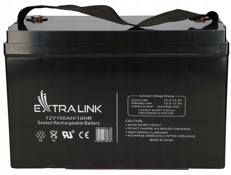 

Аккумуляторная батарея ExtraLink Agm 12V 100Ah Vrla