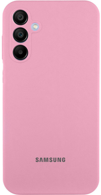 

Lakshmi Premium Silicone Case з Logo Full Camera Light Pink для Samsung A256 Galaxy A25 5G