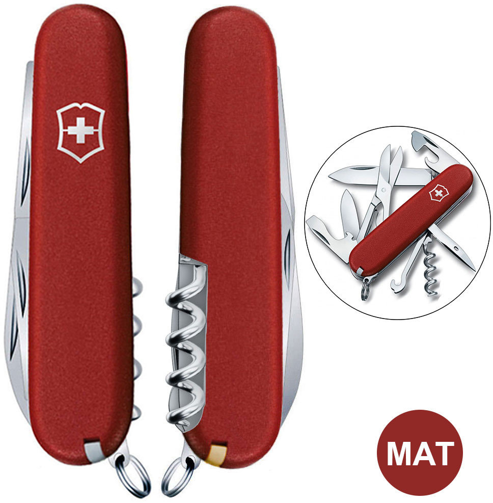 Акція на Victorinox Climber Mat красный матовый лак (Vx13703_M0007p) від Stylus