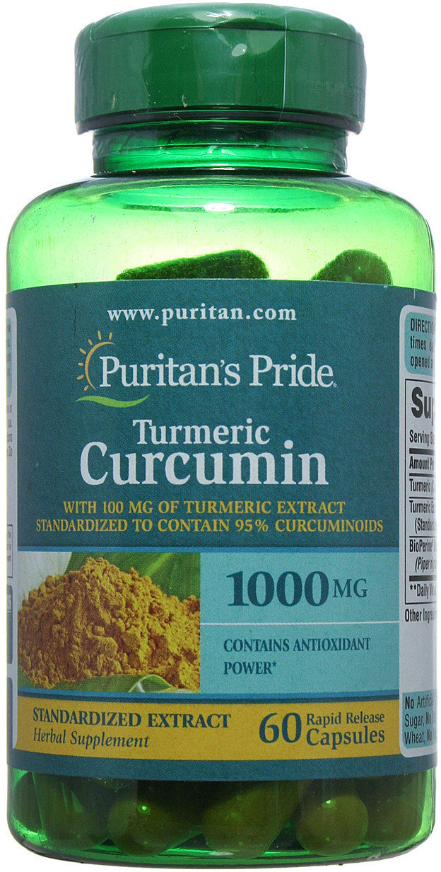 

Puritan's Pride Turmeric Curcumin 1000 mg with Bioperine 5 mg 120 Capsules