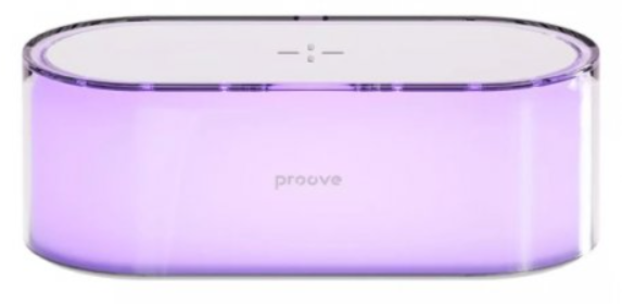 Акція на Ночник с беспроводной зарядкой Proove Multicolor Glow white (PLGM00102002) від Stylus