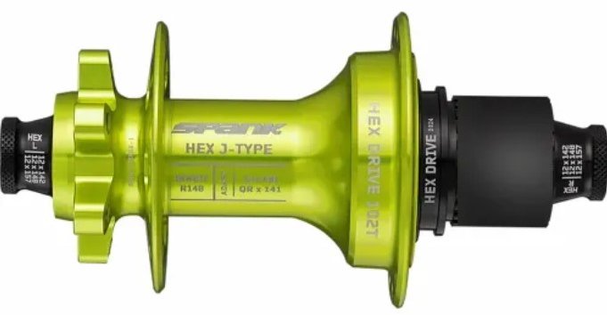 

Втулка задняя Spank Hex J-TYPE Boost R148 Hg 32H, Green (C04HJ12E50SASPK)