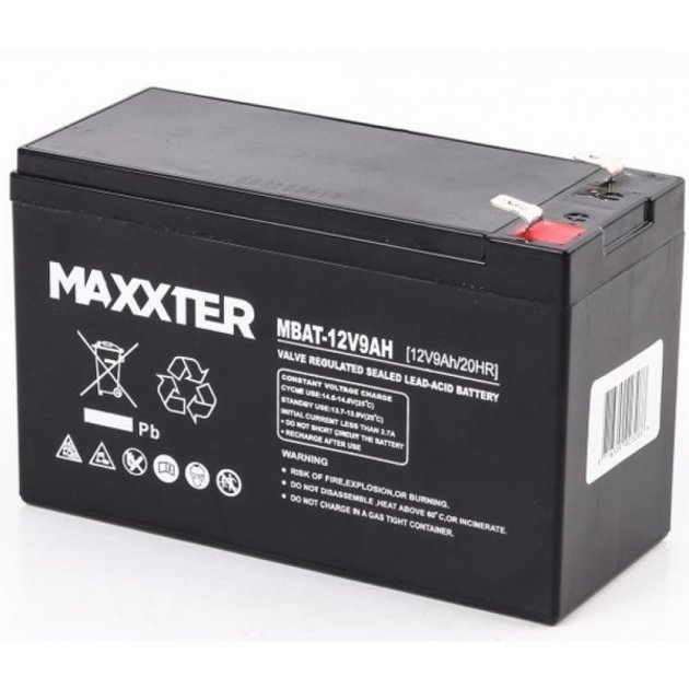 

Maxxter 12V 9AH (MBAT-12V9AH)