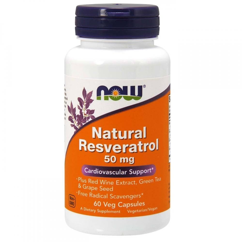 

Now Foods Resveratrol 50 mg 60 veg caps Ресвератрол