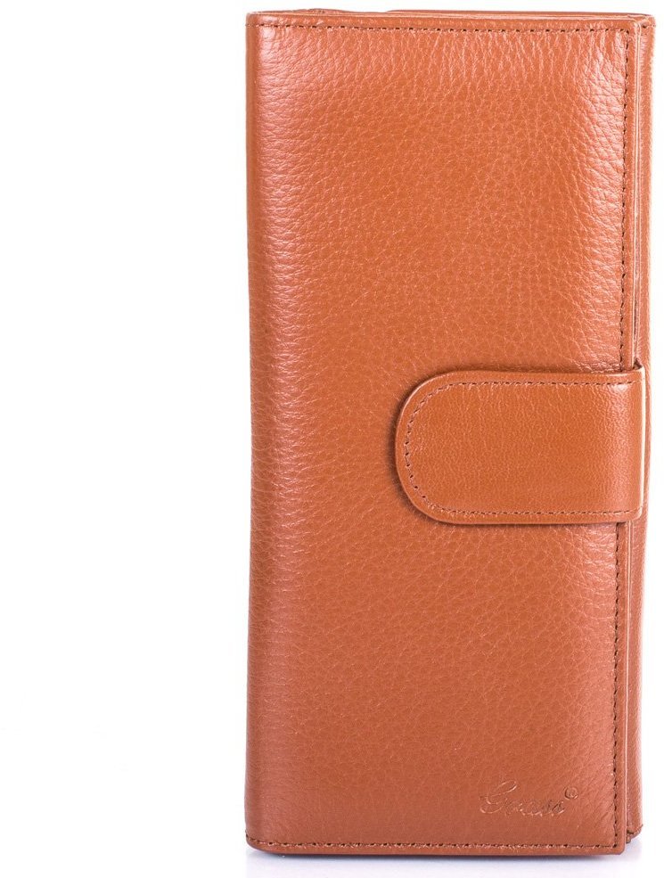 Акція на Жіночий гаманець Grass коричневий (SHI125-16) від Y.UA