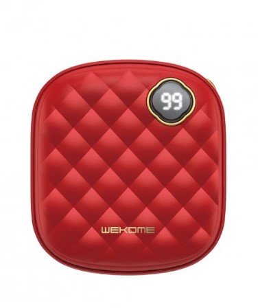 

Wk Wekome Herze Power Bank 10000mAh and Hand Warmer Red (WP-111)