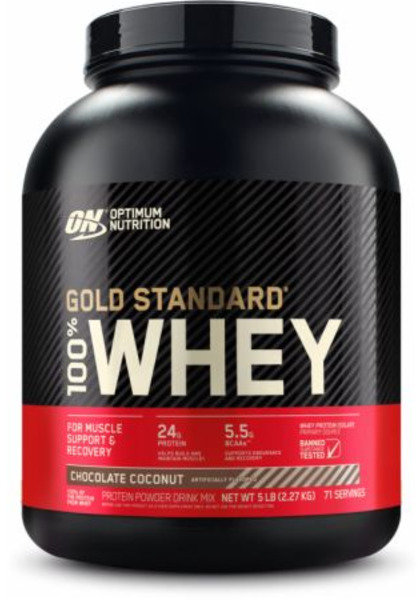 

Optimum Nutrition 100% Whey Gold Standard 2270 g / 71 servings / Chocolate Coconut