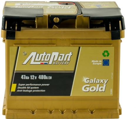 Акція на Автомобильный аккумулятор AutoPart 47 Ah/12V sb Galaxy Gold (0) від Stylus