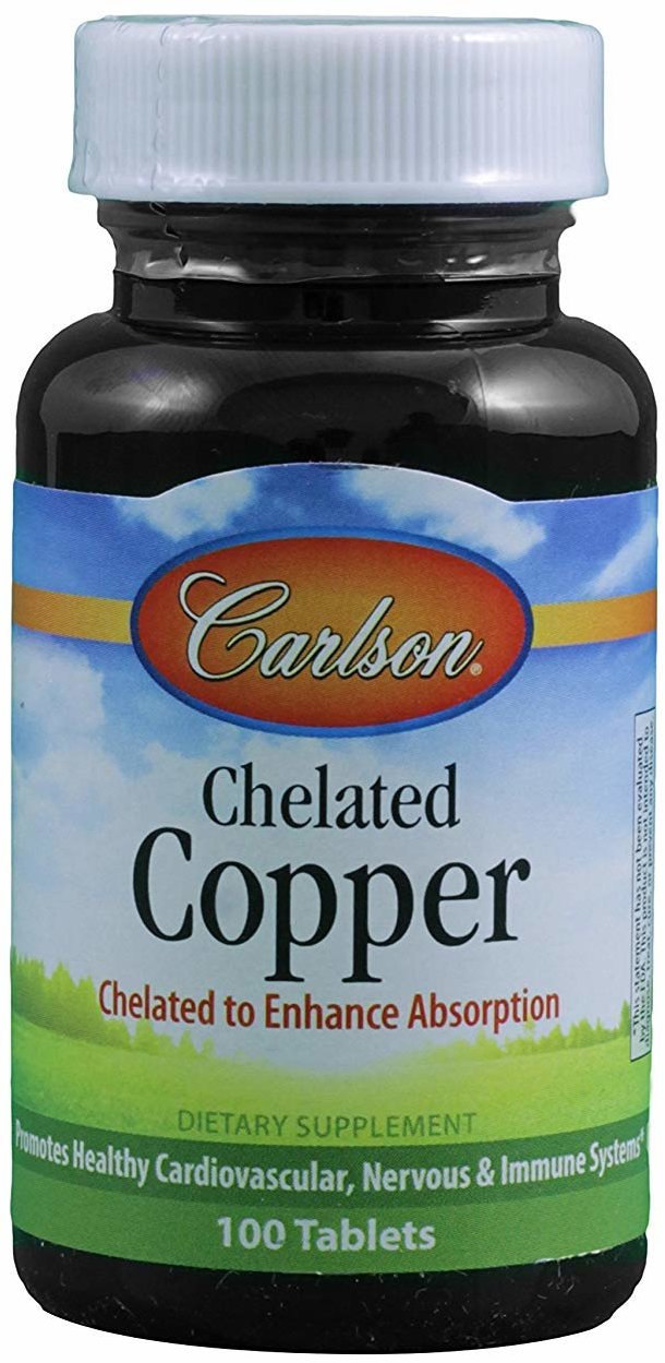 

Carlson Labs Chelated Copper 100 Tabs (CAR-05541)