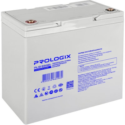 

Prologix 12V - 55Ah Gel (PL12-55GEL)