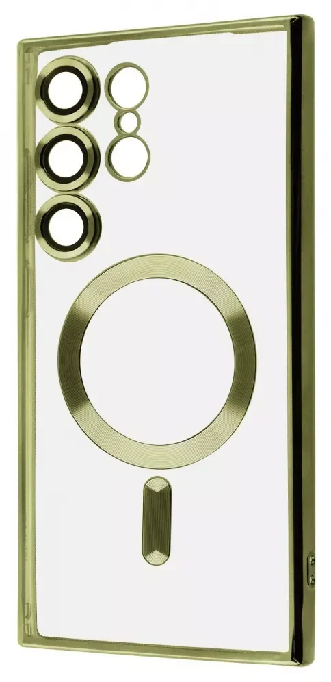 

Wave Metal Color Case with Magnetic Ring Gold для Samsung S928 Galaxy S24 Ultra