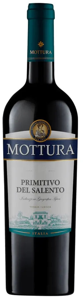 

Вино Mottura Vini Primitivo del Salento IGT, червоне, сухе, 11-14.5% 0.75л (MAR8006853001524)