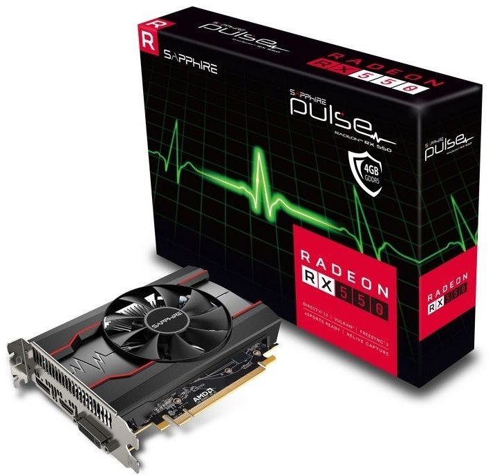 Акція на Sapphire Radeon Rx 550 4GB GDDR5 Pulse Hdmi DVI-D Dp In (11268-01-20G) від Stylus