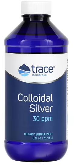 Акція на Trace Minerals Colloidal Silver 30 Ppm Коллоидное серебро 237 мл від Stylus