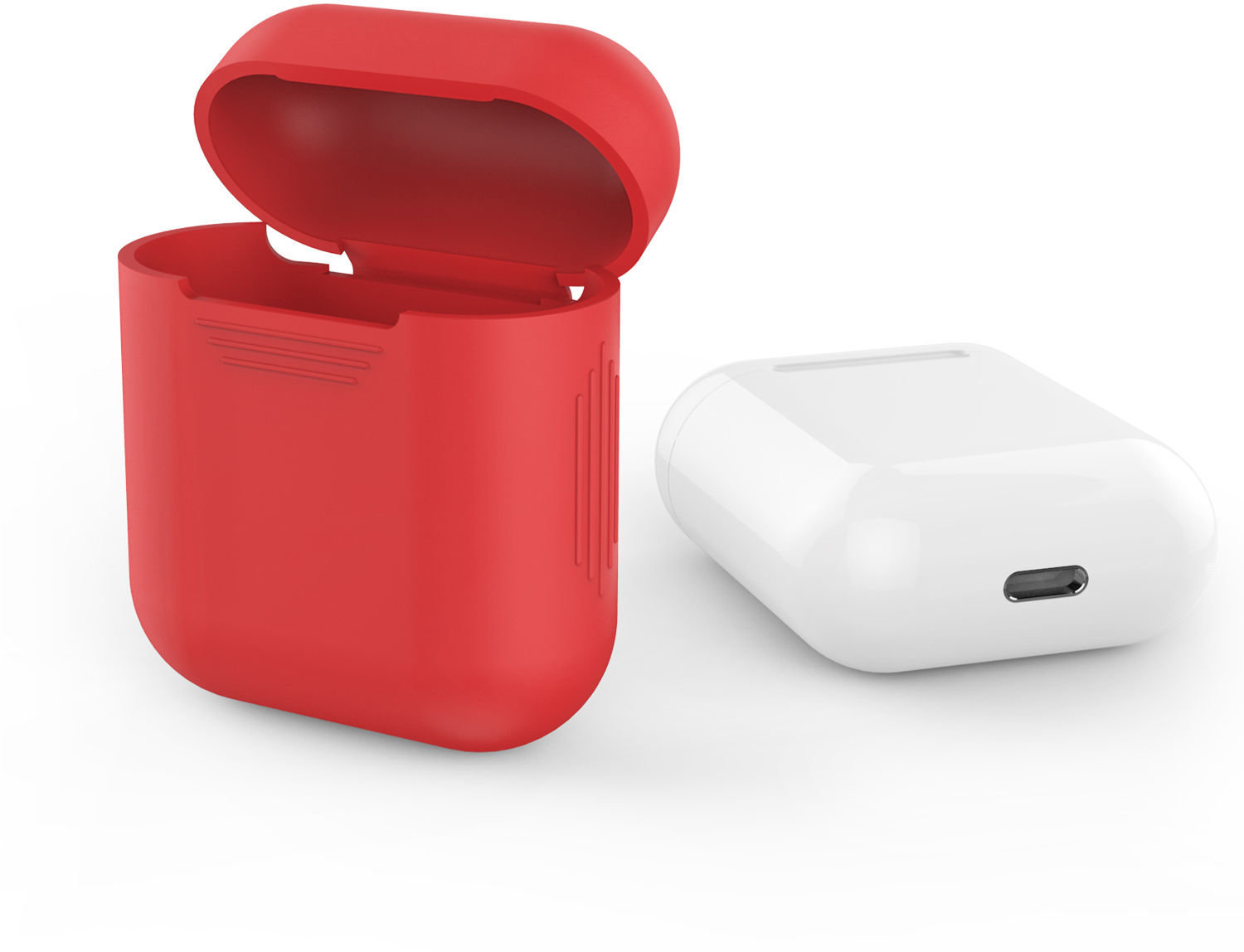 

Чехол для наушников AhaStyle Silicone Case Red (AHA-01020-RED) for Apple AirPods