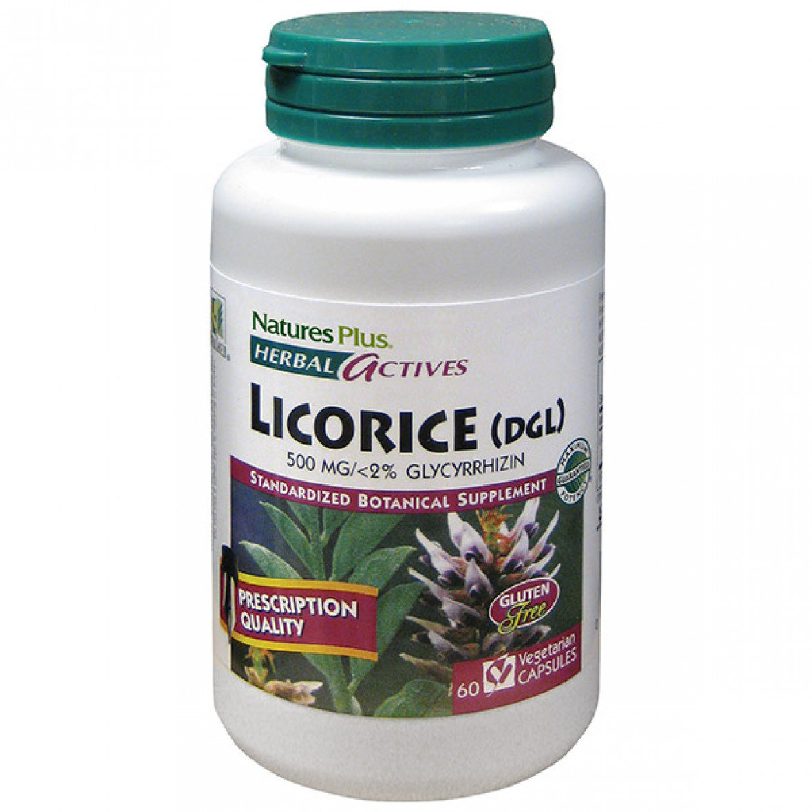 

Natures Plus Herbal Actives Licorice 500 mg 60 caps Лакрица