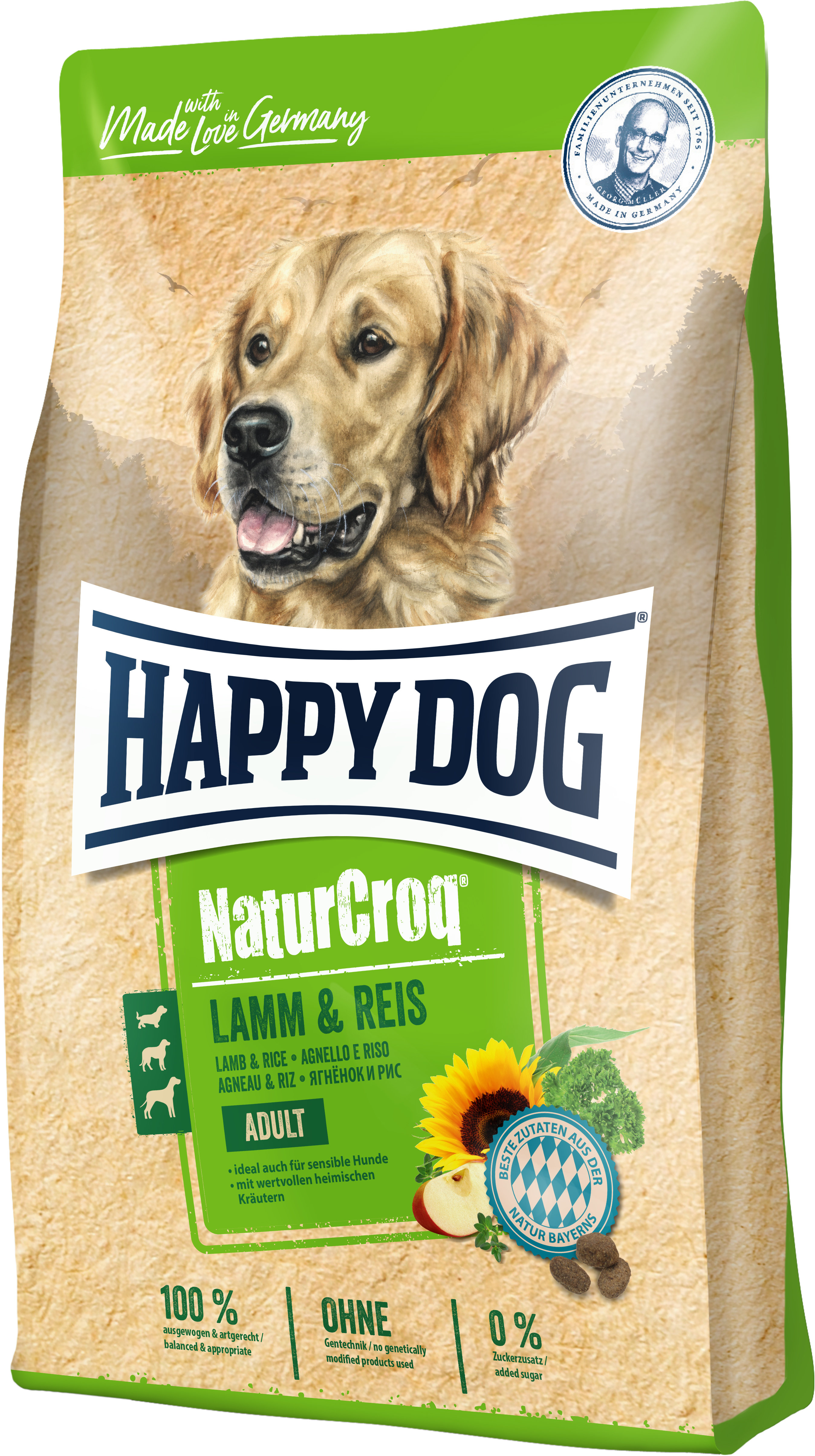 Акція на Сухой корм Happy Dog Naturcroq Lamm & Reis для собак с чувствительным пищеварением с ягненком и рисом 15 кг (60526) від Stylus