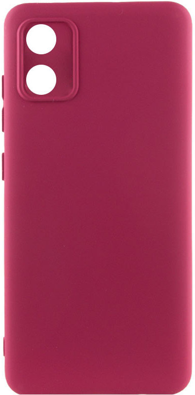 

Tpu Case Getman Liquid Silk Full Camera Marsala для Motorola Moto E13