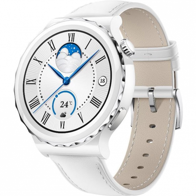 Акція на Huawei Watch Gt 3 Pro 43mm White від Y.UA