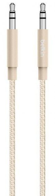 Акція на Belkin Premium Audio Cable Mini-Jack 3.5 to Mini-Jack 3.5 1.2m Gold (AV10164BT04-GLD) від Y.UA