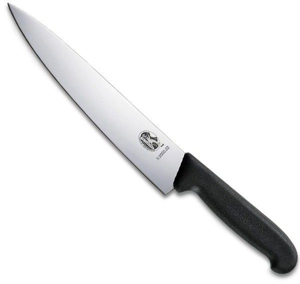 Акція на Кухонный нож Victorinox Fibrox Carving 22см с черн. ручкой (52003.22) від Stylus