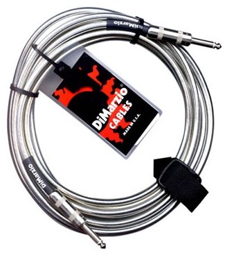 

Инструментальный кабель Dimarzio EP1715SSSM Metallic Instrument Cable 15ft (CHROME)