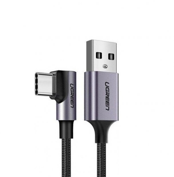 Акція на Ugreen Usb Cable to USB-C US284 3A 2m Space Gray від Y.UA