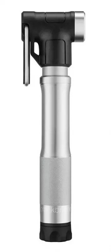 

Мінінасос Crankbrothers Sterling S алюмінієвий smart head 100 psi / 7 bar сріблястий (PUM-08-68)