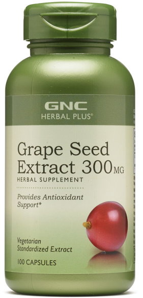 

Gnc Herbal Plus Grape Seed Extract Екстракт виноградних кісточок 300 mg 100 капсул