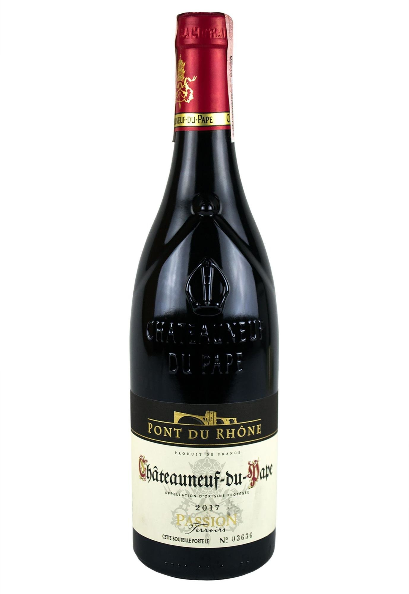 

Вино Pont Du Rhone Chateauneuf du Pape 2017 червоне сухе 0.75 л (FSH_3120581438171)