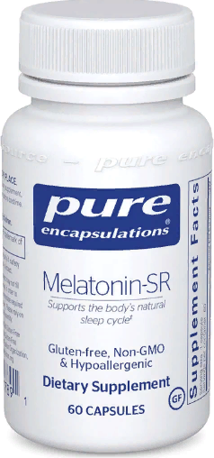 

Pure Encapsulations Melatonin-SR Sustained Release Профилактика сна 60 капсул