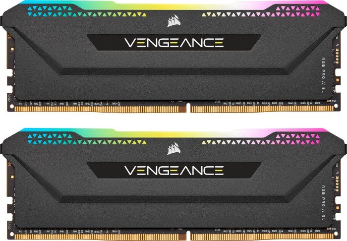 Акція на Corsair 32 Gb (2x16GB) DDR4 3600 MHz Vengeance Rgb Pro Sl Black (CMH32GX4M2Z3600C18) від Stylus