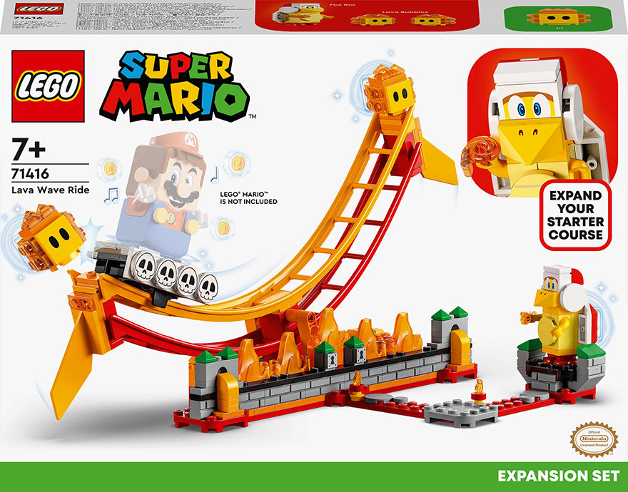 

Lego Super Mario Поїздка на хвилі лави (71416)