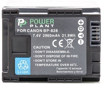 

Aккумулятор PowerPlant Canon BP-828 Chip