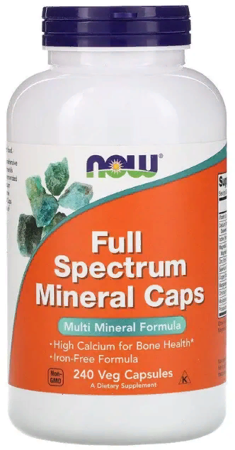 

Now Foods Full Spectrum Mineral Caps Мультиминеральная формула 240 веганских капсул