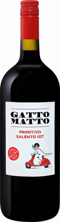 Акція на Вино Gatto Matto Primitivo Puglia Igt красное сухое 12 % 0.75 л (VTS2903750) від Stylus