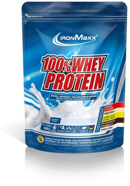 

IronMaxx 100% Whey Protein 500 g /10 servings/ Mango Passion Fruit