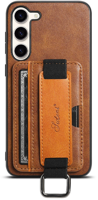 

Epik Leather Case Wallet and Straps Brown для Samsung S921 Galaxy S24