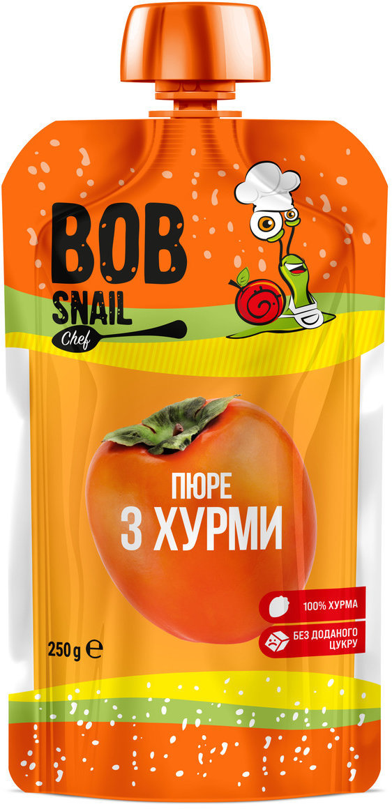 

Пюре фруктовое Равлик Боб Хурма сорт Шарон 250 г (1740766)